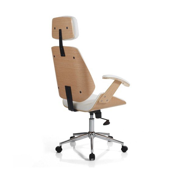 Bel pisarniški stol iz umetnega usnja Visby – Tomasucci-image-2