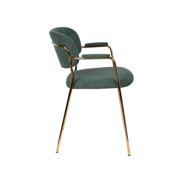 Temno zeleni jedilni stoli v kompletu 2 ks Jolien – White Label-image-3