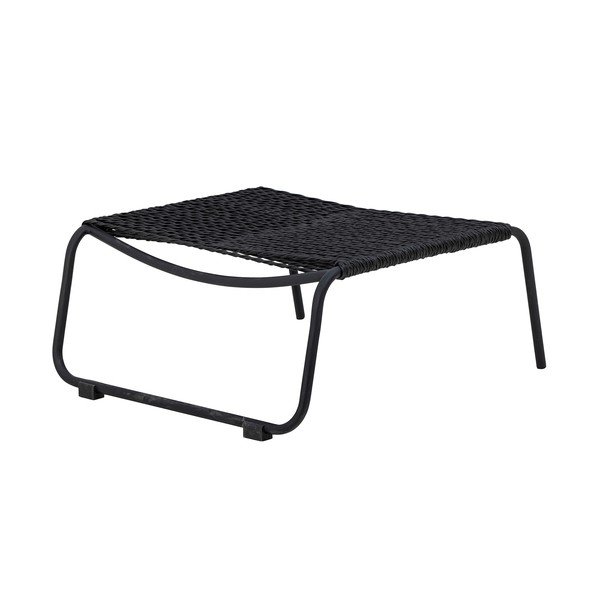 Črn vrtni ležalnik z naslonom za noge Boel - Bloomingville-image-3