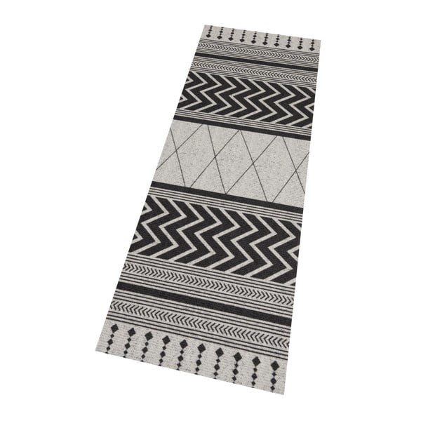 Sivo-črna preproga Hanse Home Cook & Clean Novo, 60 x 180 cm-image-1