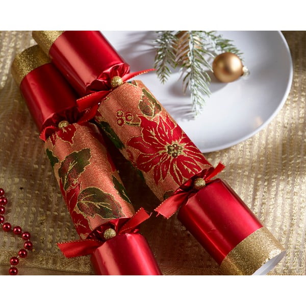 Božične pokalice v kompletu 6 ks Glittery Poinsettia – Robin Reed-image-1