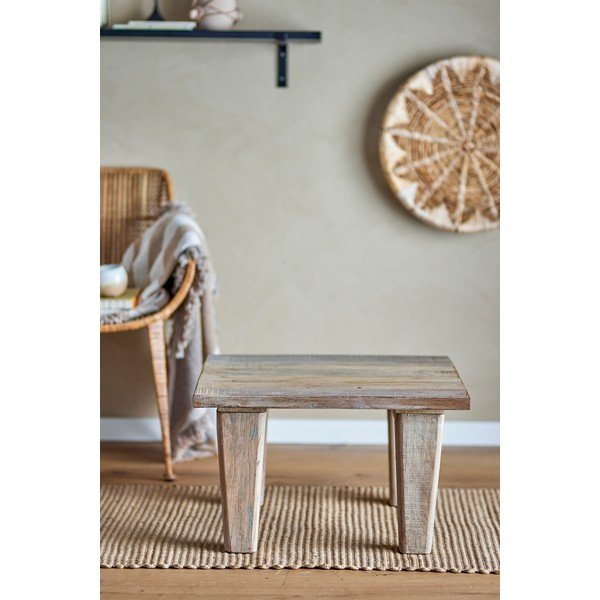 Mizica v naravni barvi 60x60 cm Riber – Bloomingville-image-1