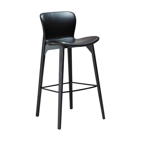 Črn barski stol (višina sedeža 68 cm) Paragon – DAN-FORM Denmark