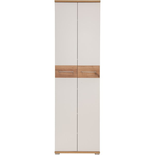 Bela garderobna omara v hrastovem dekorju 59x199 cm Topix - Germania