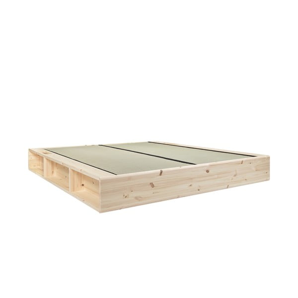 Dvoposteljna postelja iz masivnega lesa s futonom in tatamijem Comfort Karup Design, 160 x 200 cm-image-4