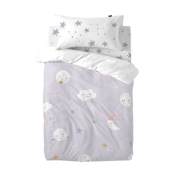 Bombažna otroška posteljnina za otroško posteljico 100x120 cm Moons – Moshi Moshi