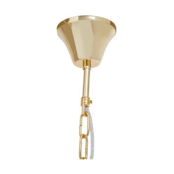 Kovinska viseča svetilka v zlati barvi Glamour – Premier Housewares-image-3