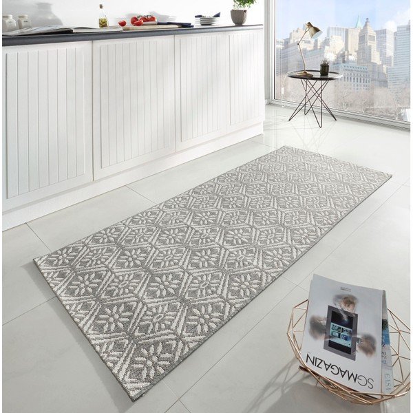 Svetlo siv tekač Zala Living Soho-image-1