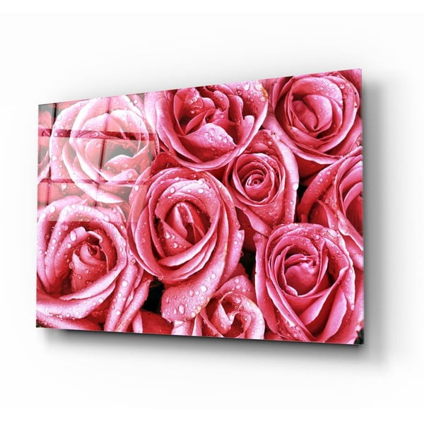 Steklena slika Insigne Pink Roses