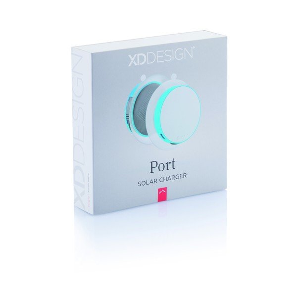 Modri solarni potovalni polnilnik XD Design Port-image-3