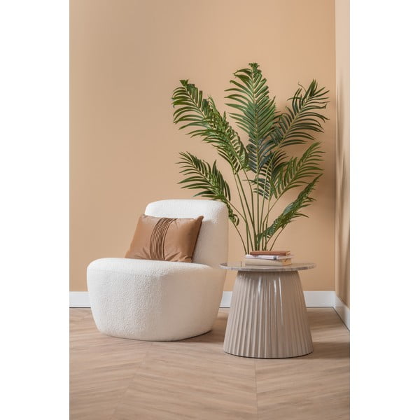 Bel fotelj iz tkanine bouclé Ada – Leitmotiv-image-1