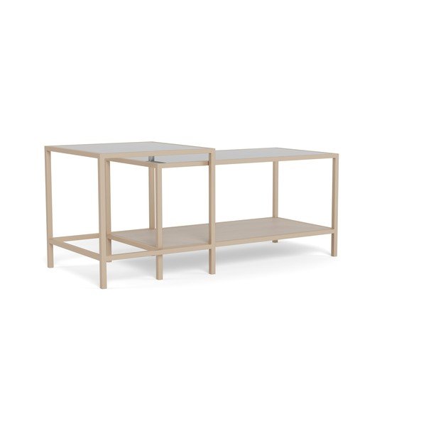 Sive jeklene mizice v kompletu 2 ks 50x90 cm Seaford – Actona-image-3