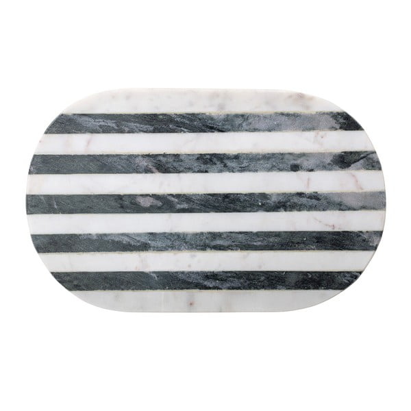 Bloominville Ovalna marmorna deska za rezanje, 37 x 23 cm