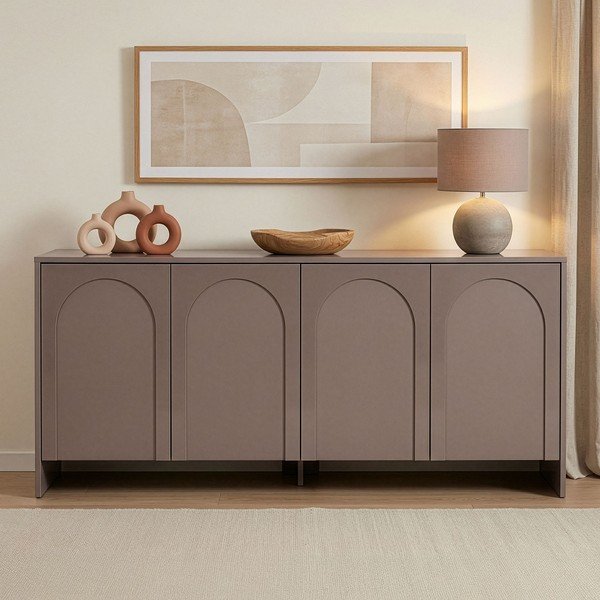 Sivorjava komoda 180x80x45 cm Arlen  – Kalune Design-image-1