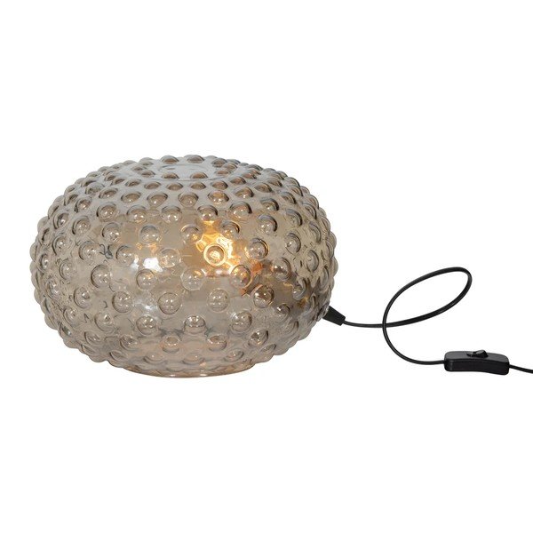 Bež namizna svetilka s steklenim senčnikom (višina 20 cm) Soap – BePureHome-image-4