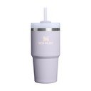 Svetlo vijolična termovka s slamico iz nerjavečega jekla 600 ml Quencher H2.O FlowState™ Tumbler Purple Dust – Stanley