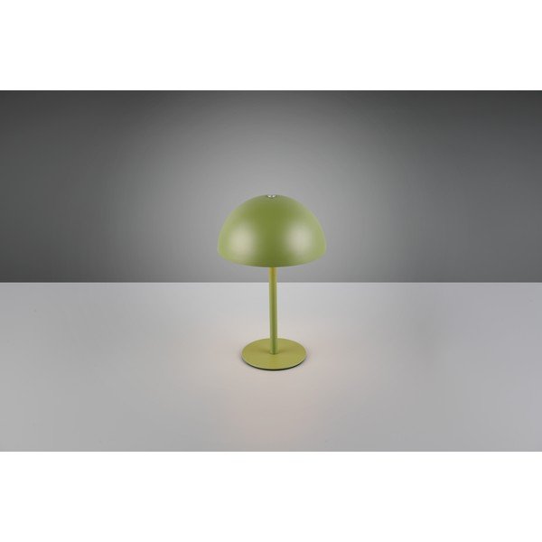 Zelena LED namizna svetilka s kovinskim senčilom (višina 21 cm) Munoz – Reality-image-2