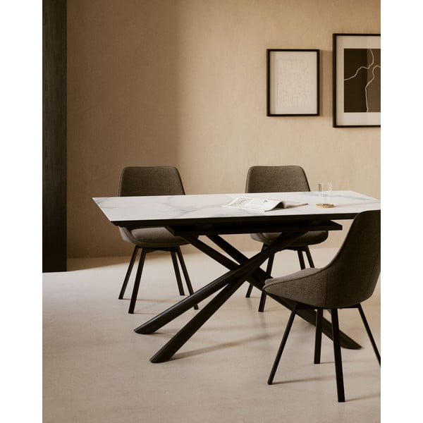 Temno siv jedilni stol Jenna – Kave Home-image-2