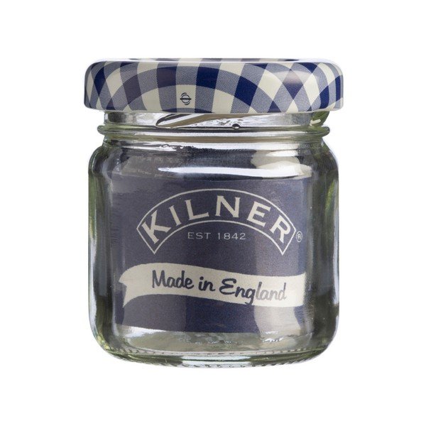 Kozarec za kuhanje z modrim pokrovom Kilner Round, 43 ml-image-1