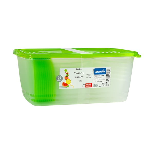 Komplet 11 posod za hrano Sunshine - Rotho-image-3