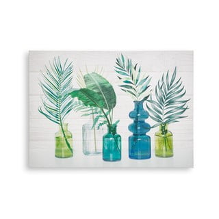 Stenska slika Art for the home Tropical Palm Bottles, 70 x 50 cm