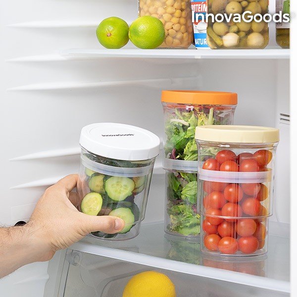 Nastavljive posode za shranjevanje InnovaGoods, 3 kosi-image-3