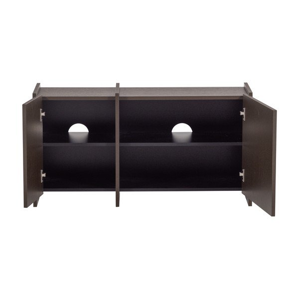 Temno rjava TV omarica v jesenovem dekorju 102x53x44 cm Brock – WOOOD-image-3