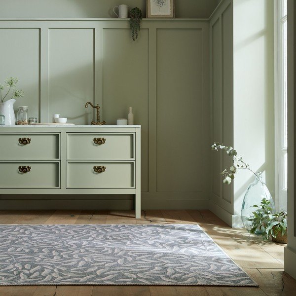 Svetlo zelena pralna preproga iz mešanice recikliranih vlaken 80x150 cm Wallace – Flair Rugs-image-1