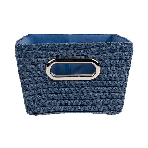 Modra košara Wenko Chromo, širine 28 cm-image-1