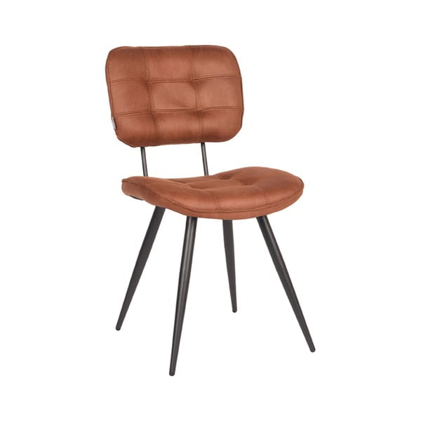 Jedilni stoli v konjak rjavi barvi v kompletu 2 ks Gus – LABEL51