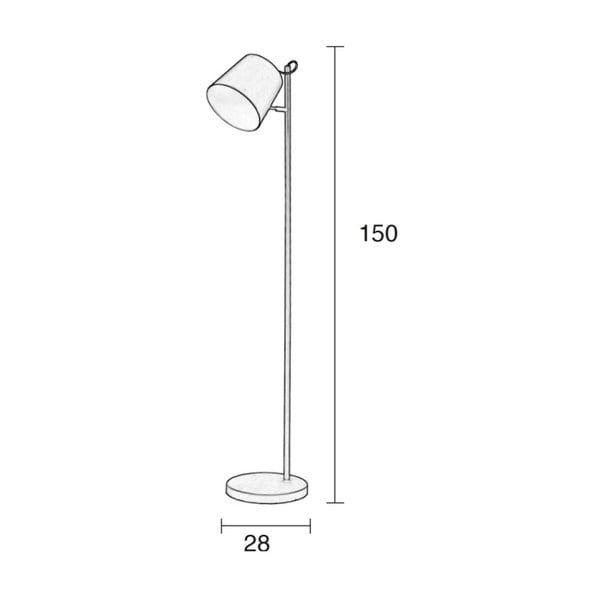 Bela stoječa svetilka Zuiver Buckle Head-image-1