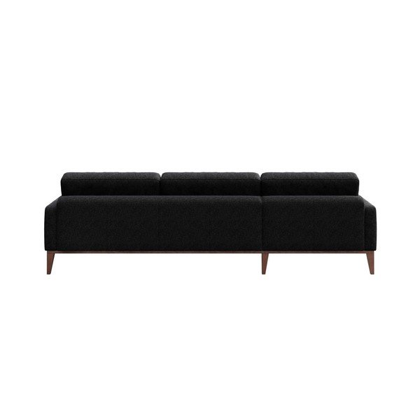 Antracitno siva kotna zofa MESONICA Musso Tufted, desni kot-image-3