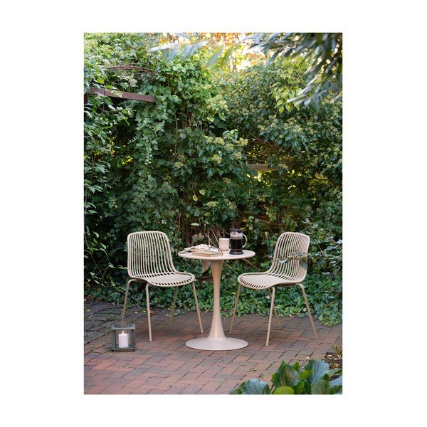 Kovinska okrogla vrtna miza ø 60 cm Meira – House Nordic-image-1