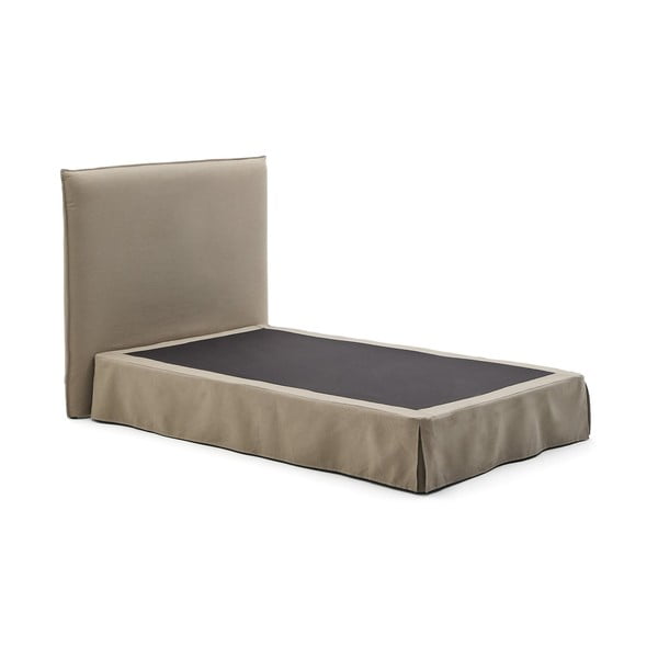 Sivorjava oblazinjena postelja 90x200 cm Jaira – Kave Home