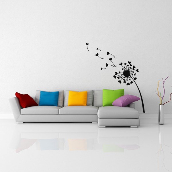 Ambiance Hearts Nalepka Dandelion-image-1