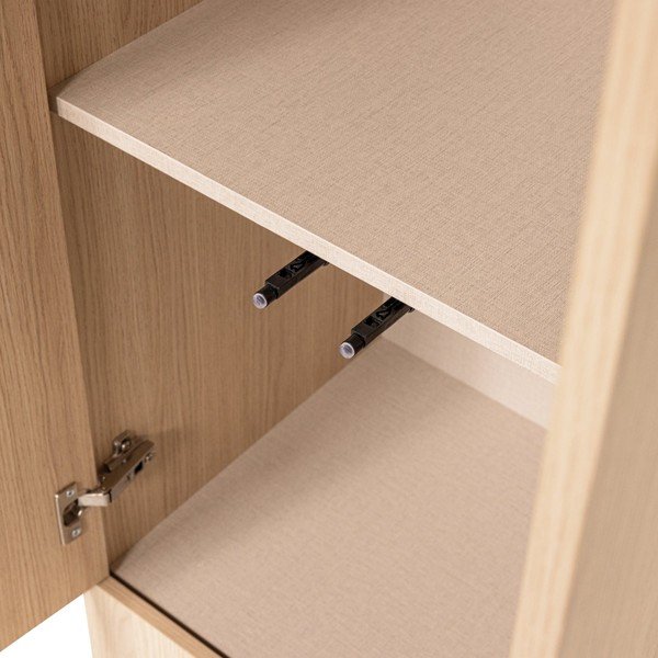 Modularna omara v naravni barvi 54x215 cm Build – WOOOD-image-4