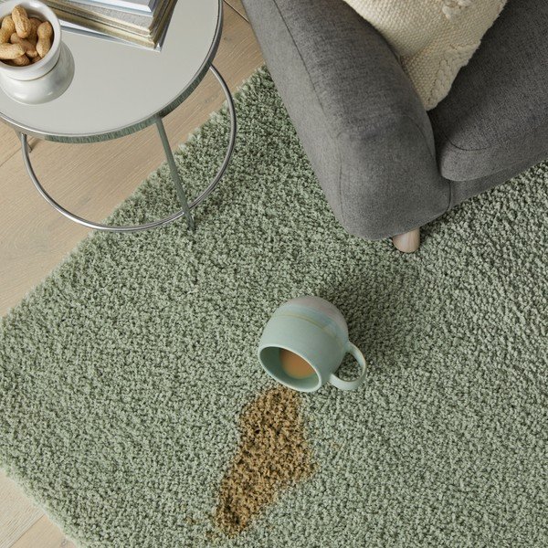 Zelena pralna preproga iz recikliranih vlaken 80x150 cm Fluffy – Flair Rugs-image-4