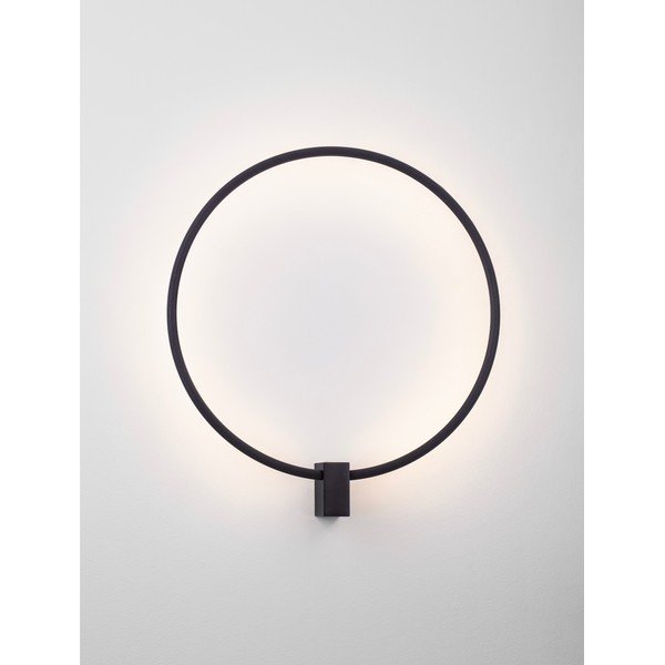 Mat črna aluminijasta LED zatemnitvena stenska svetilka Cercio – Nova Luce-image-3