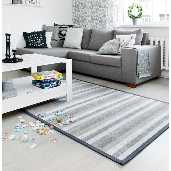 Siva otroška preproga 230x160 cm Treski - Narma-image-3