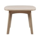 Stranska mizica s podnožjem iz hrastovega lesa Actona Marte, ⌀ 58 cm