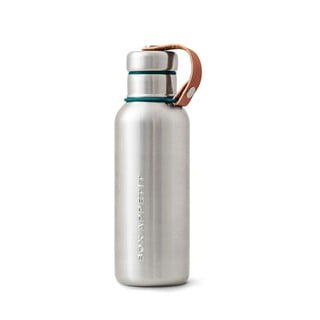Oceansko modra dvostenska termovka iz nerjavečega jekla Black + Blum Insulated Vacuum Bottle, 500 ml