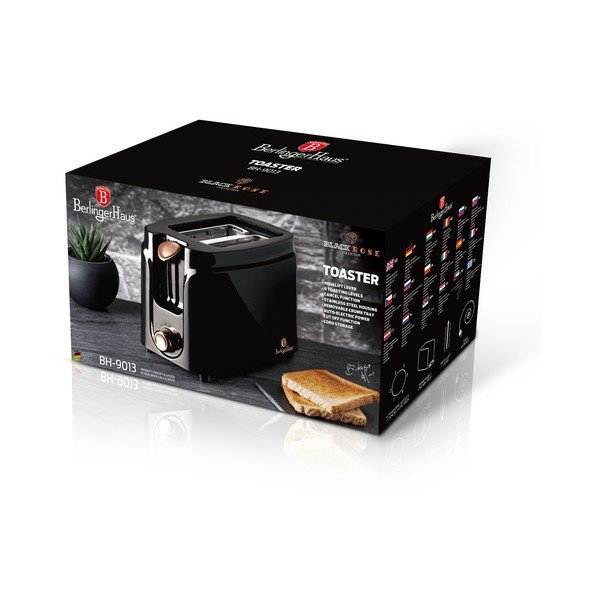 Črni opekač kruha Black Rose Collection - BerlingerHaus-image-2