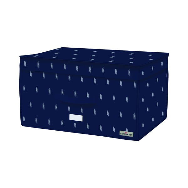 Temno modra škatla za shranjevanje Kompaktor Trunk Kasuri, 150 l