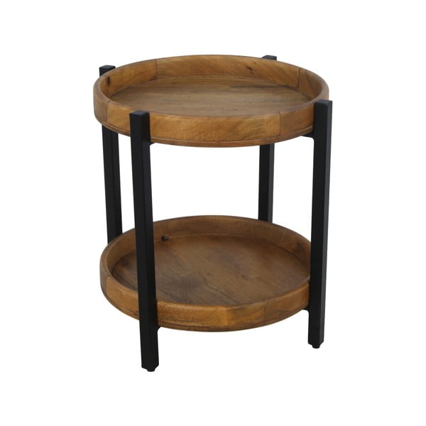 Kavna mizica iz mangovega lesa iz kolekcije HSM Ediash, Ø 50 cm