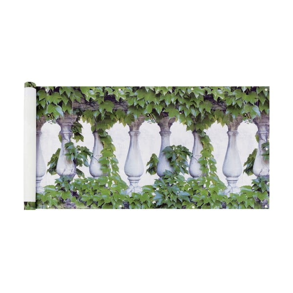 Zelen plastičen balkonski zastor 500x85 cm – Maximex-image-2