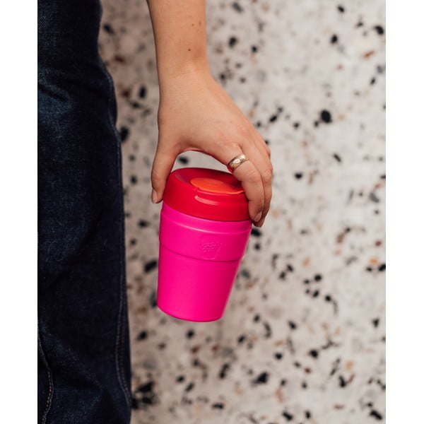 Rožnat termo lonček 454 ml  Helix Thermal Afterglow L – KeepCup-image-1