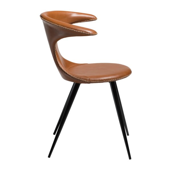 Rjav usnjen stol DAN-FORM Denmark Flair-image-3