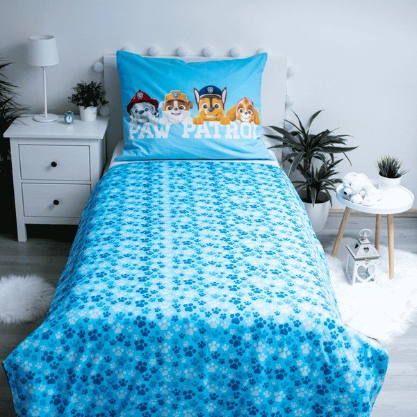 Otroška bombažna posteljnina s svetlečim učinkom 140x200 cm Paw Patrol - Jerry Fabrics-image-2