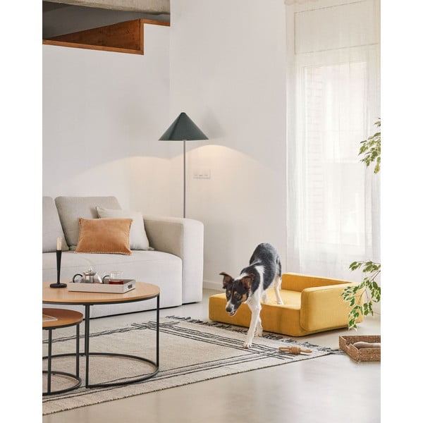 Pasja postelja v gorčični barvi 96x70 cm Bowie - Kave Home-image-2