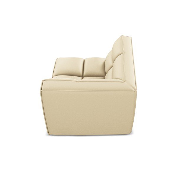 Kremno bel modul za sedežno garnituro iz umetnega usnja Kalai – Makamii-image-3